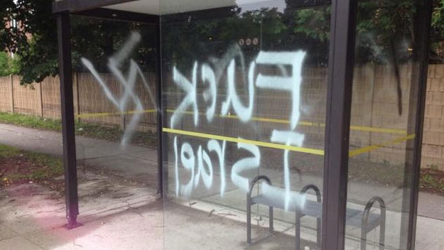 Vandalism in Thornhill