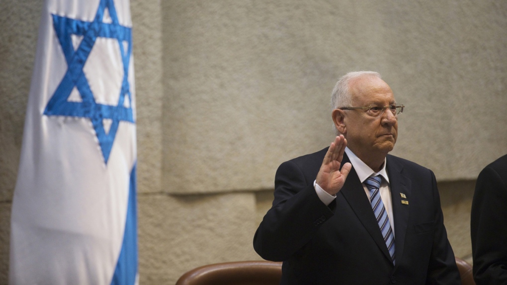 Incoming Israeli President Reuven Rivlin sworn in