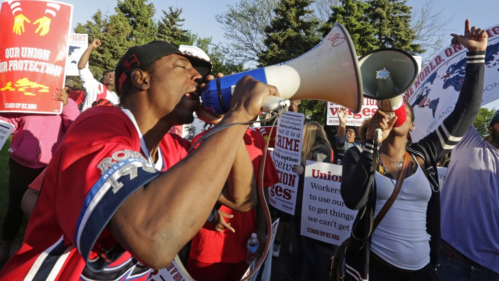 US fast food workers protest