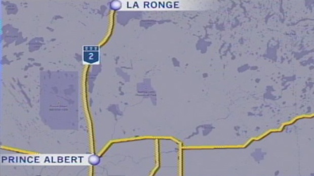 La Ronge map