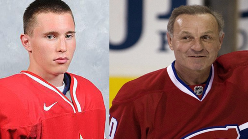 Brendan Gallagher (left) appeared to have benefited from a meeting with Canadiens' legend Guy Lafleur Saturday. (CP file photos)