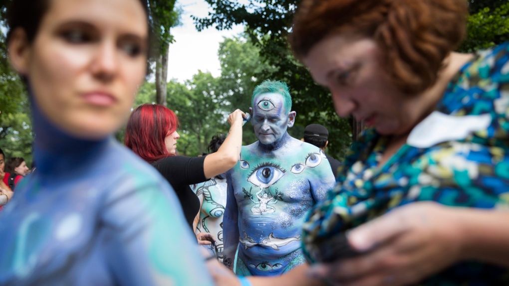 Bodypainting Day in New York City