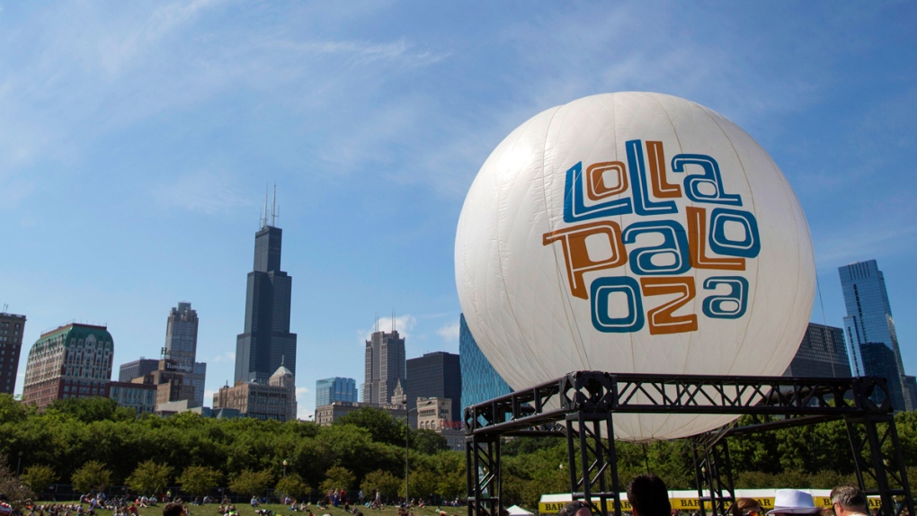 2013 Lollapalooza Festival site in Chicago