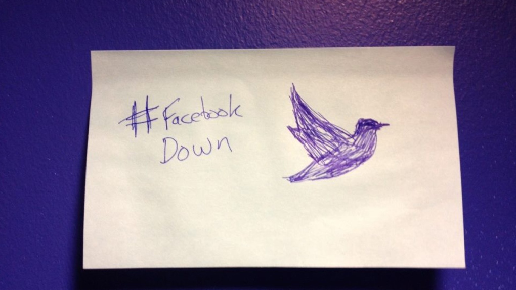 #Facebookdown