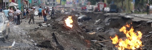  Aftermath of gas explosions in Taiwan 