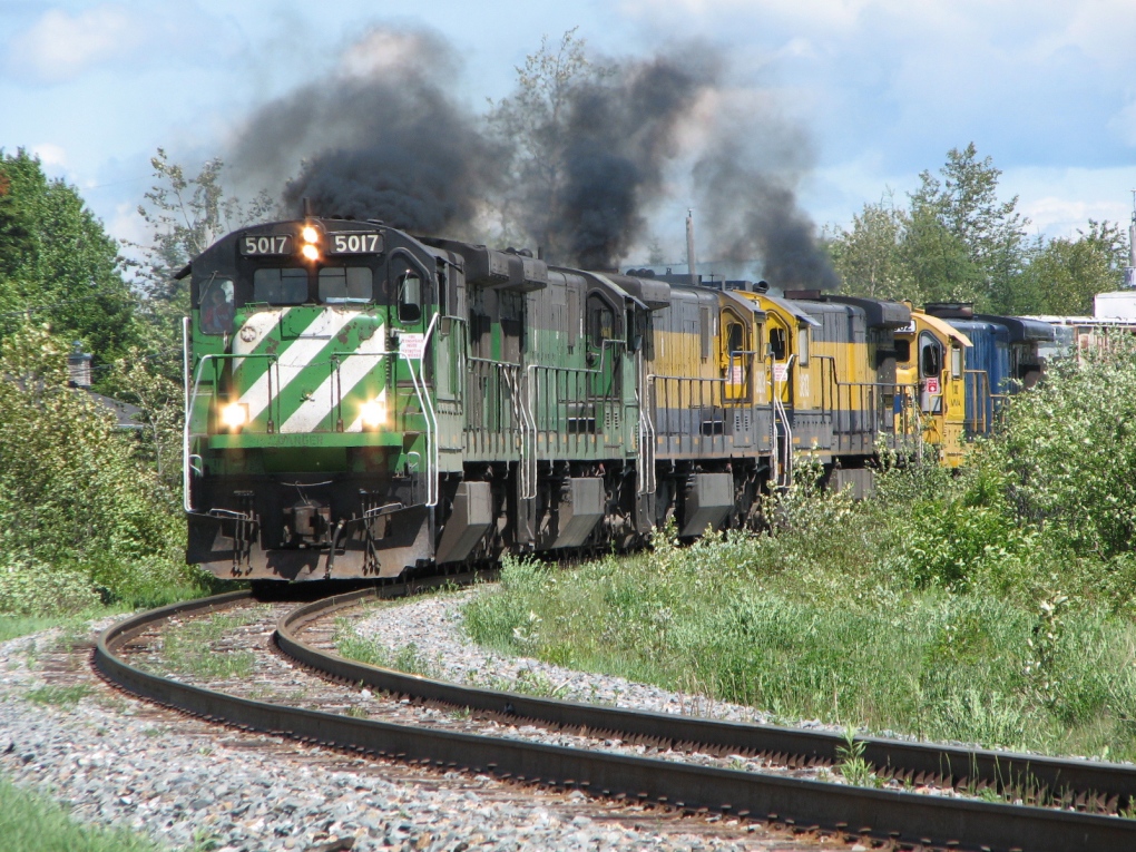 Lac-Megantic locomotive