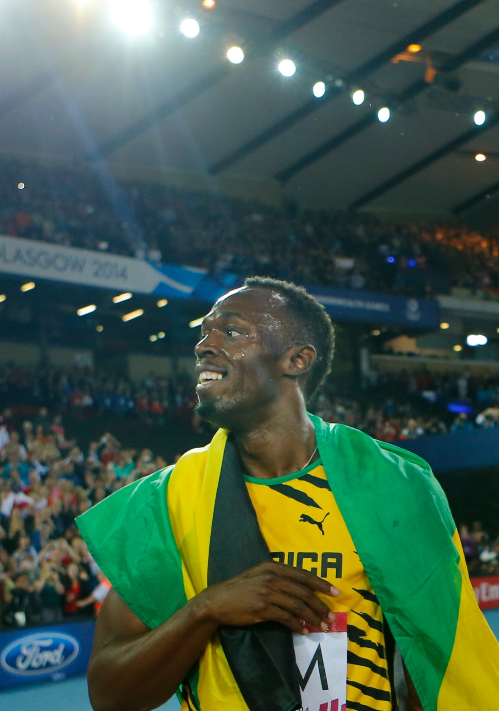 Usain Bolt at the Commonwealth Games