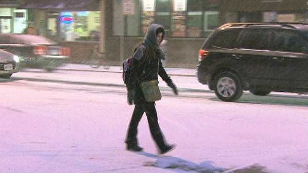 The City of Toronto has issued an extreme cold weather alert on Friday, Jan. 13, 2012.