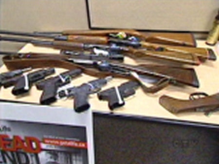 Weapons seized