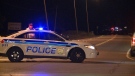Police investigate a fatal collision on Old Richmond Road Tuesday evening