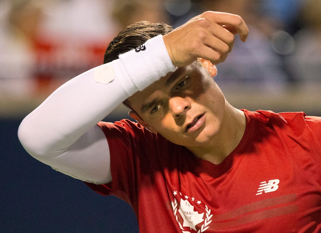 Milos Raonic eliminated from Rogers Cup