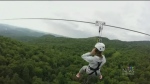 CTV Montreal: Flying high on a zipline