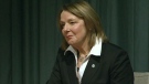 Toronto MP Peggy Nash and NDP candidate participates in a debate in Toronto on Wednesday, Jan. 18, 2012.