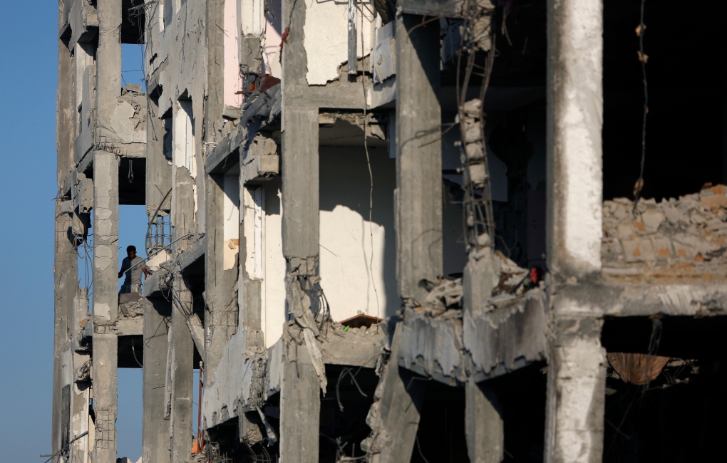 Gaza apartment building damaged