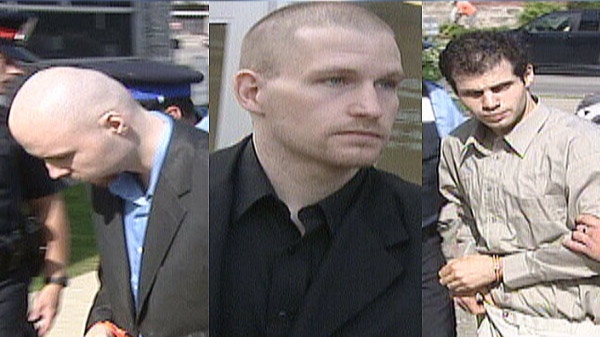 Zdenek Zvolensky, Ronald Cyr and Nashat Qahwash are accused of murder in the shooting death of Nadia Gehl.