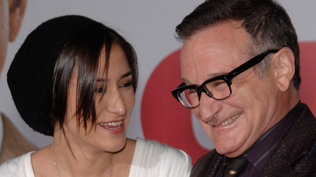 Robin Williams and his daughter Zelda