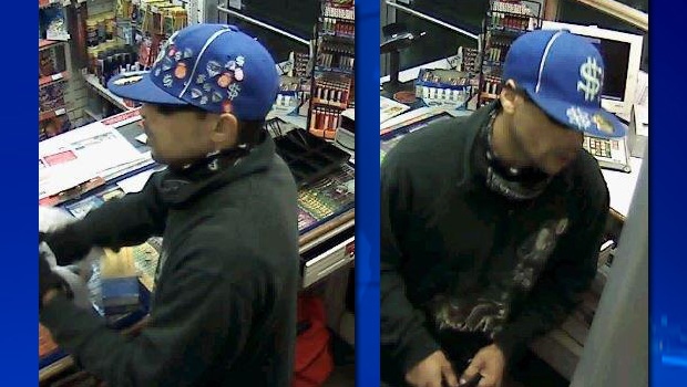 Police search for gas station robbery suspect