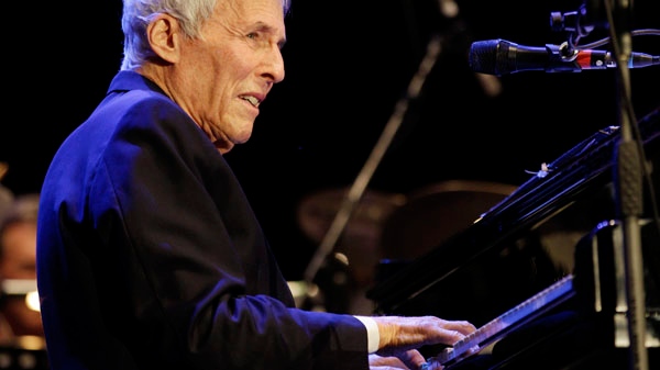 American pianist and composer Burt Bacharach performs during his concert at the Arena Civica in Milan, Italy, Wednesday, July 6, 2011. (AP / Luca Bruno)