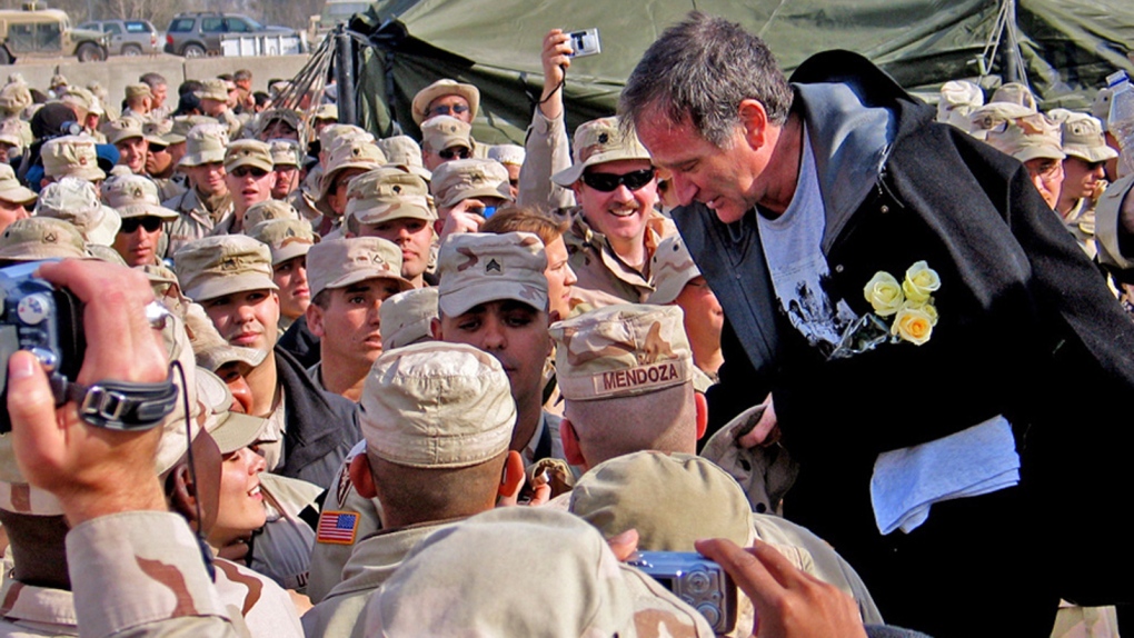 Robin Williams remembered for military shows