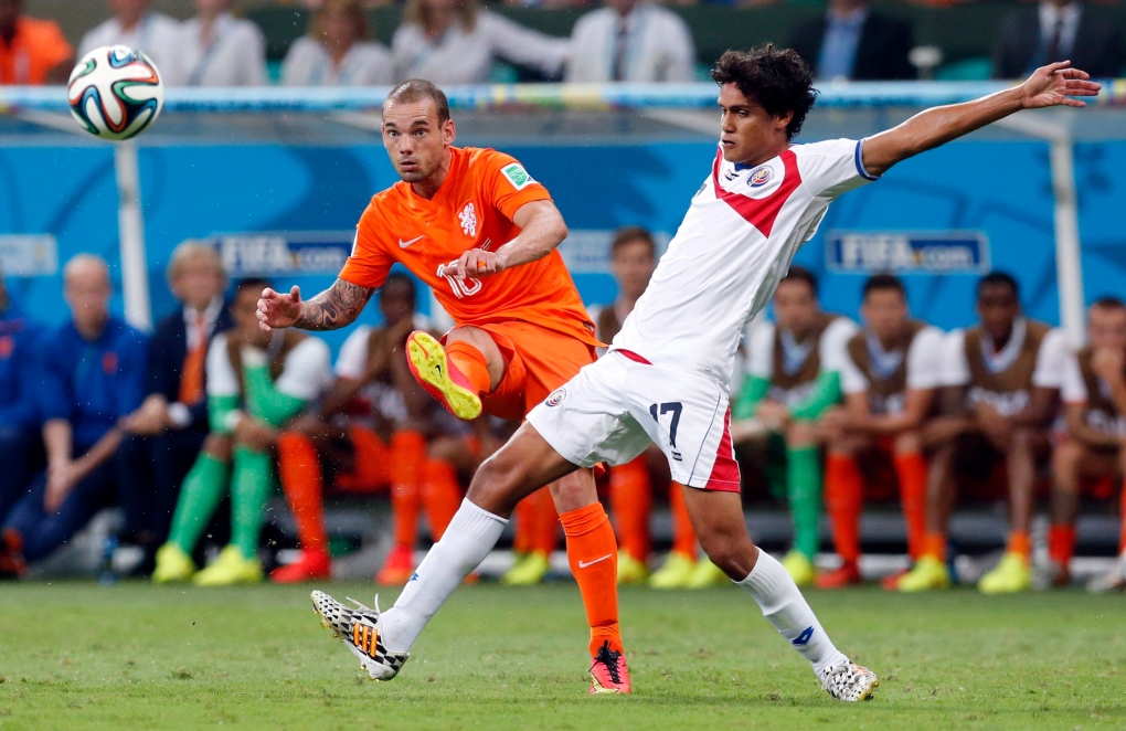 Netherlands and Costa Rica at 2014 World Cup
