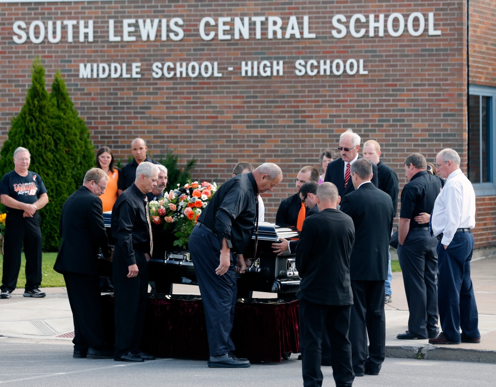 Funeral for Kevin Ward Jr., struck by Tony Stewart