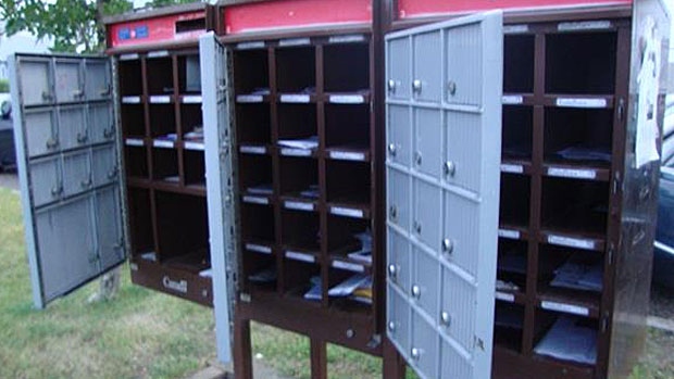 Canada Post's new community mailboxes in Kanata will mean about 7,900 homes will be losing door-to-door mail on October 20.
