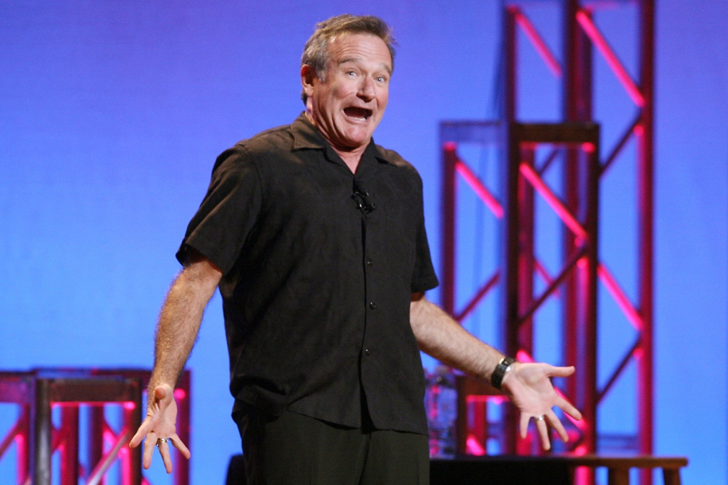 Robin Williams performing in New York