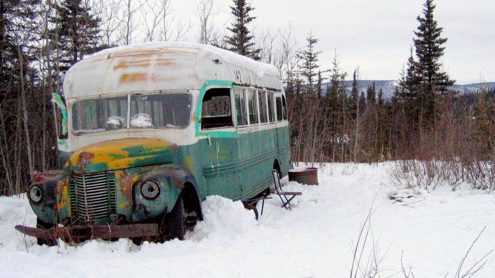 Abandoned bus from Into the Wild