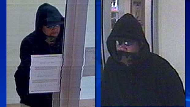 Suspect believed responsible for two separate bank robberies 