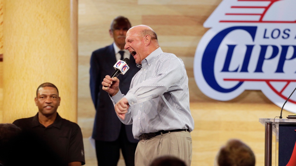 L.A. Clippers new owner Steve Ballmer