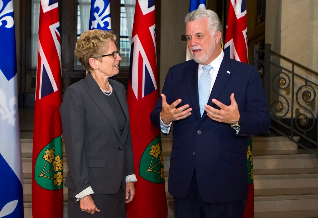 Wynne and Couillard want infrastructure funds