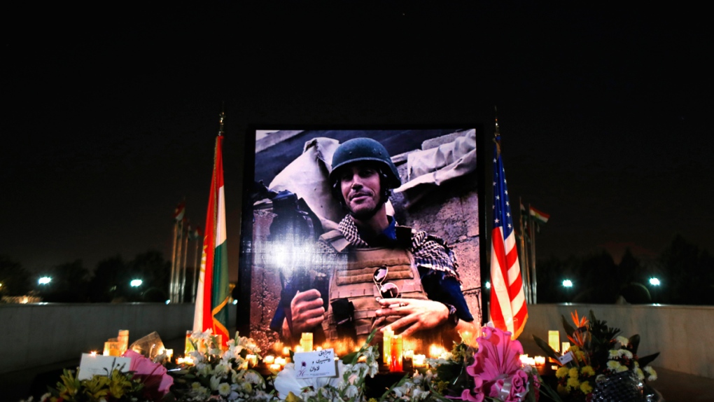 Photograph of James Foley in Irbil, Iraq