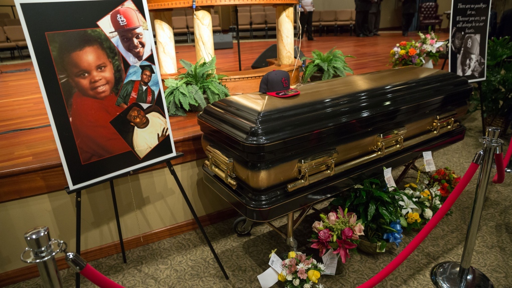 Funeral for Michael Brown in Ferguson