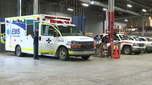 Calgary ambulances
