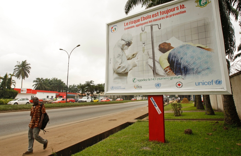 Ebola awareness campaign poster