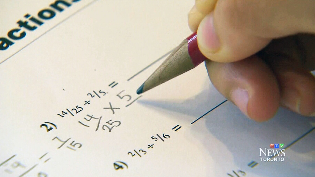 CTV Toronto: Math marks still dropping