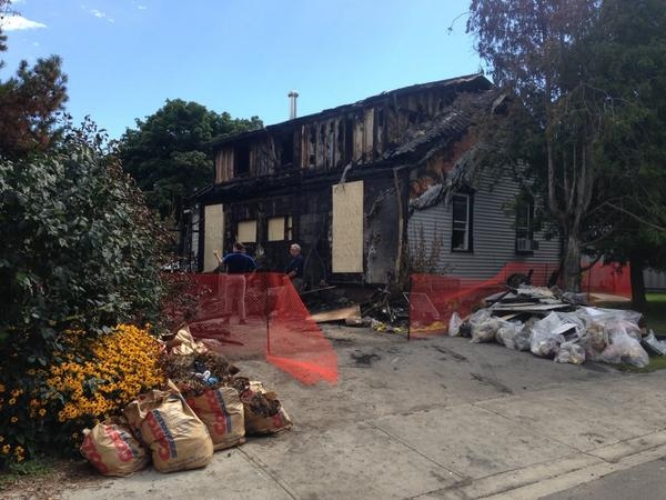 Elgin OPP are searching for a suspected arsonist after several suspicious fires in Belmont in August.
(Bryan Bicknell/CTV London) 