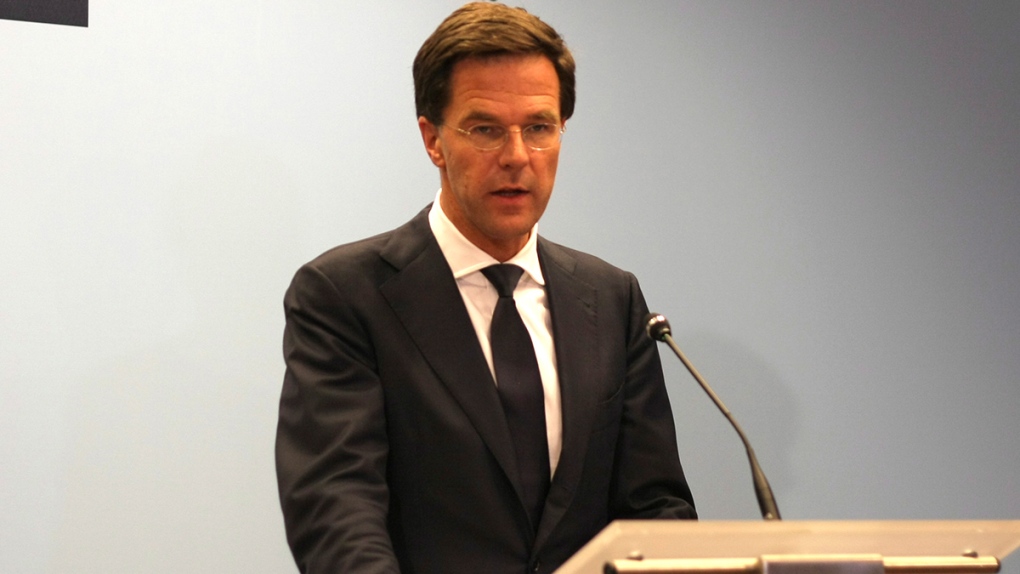 Dutch Prime Minister Mark Rutte speaks