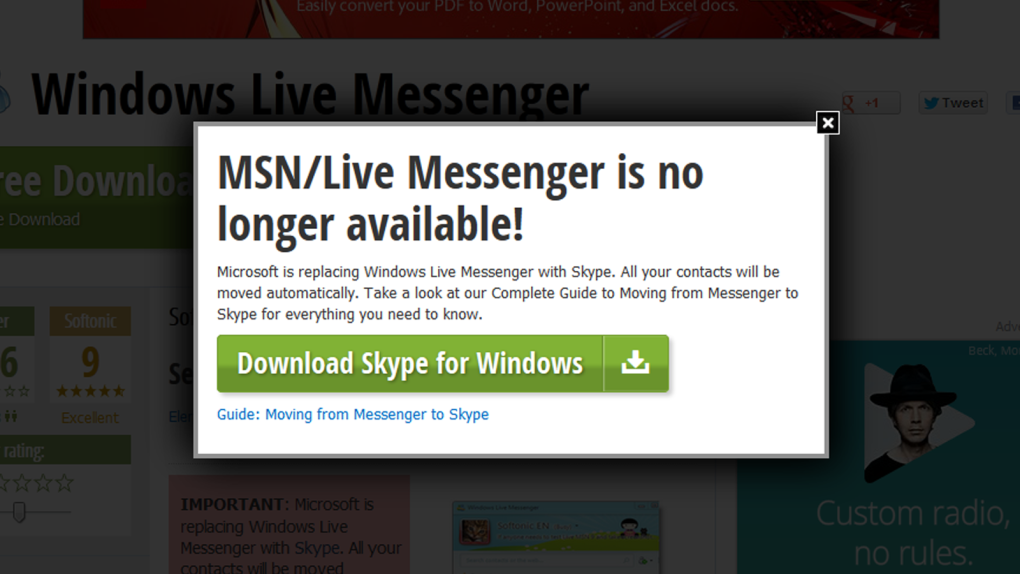 MSN Messenger - Download