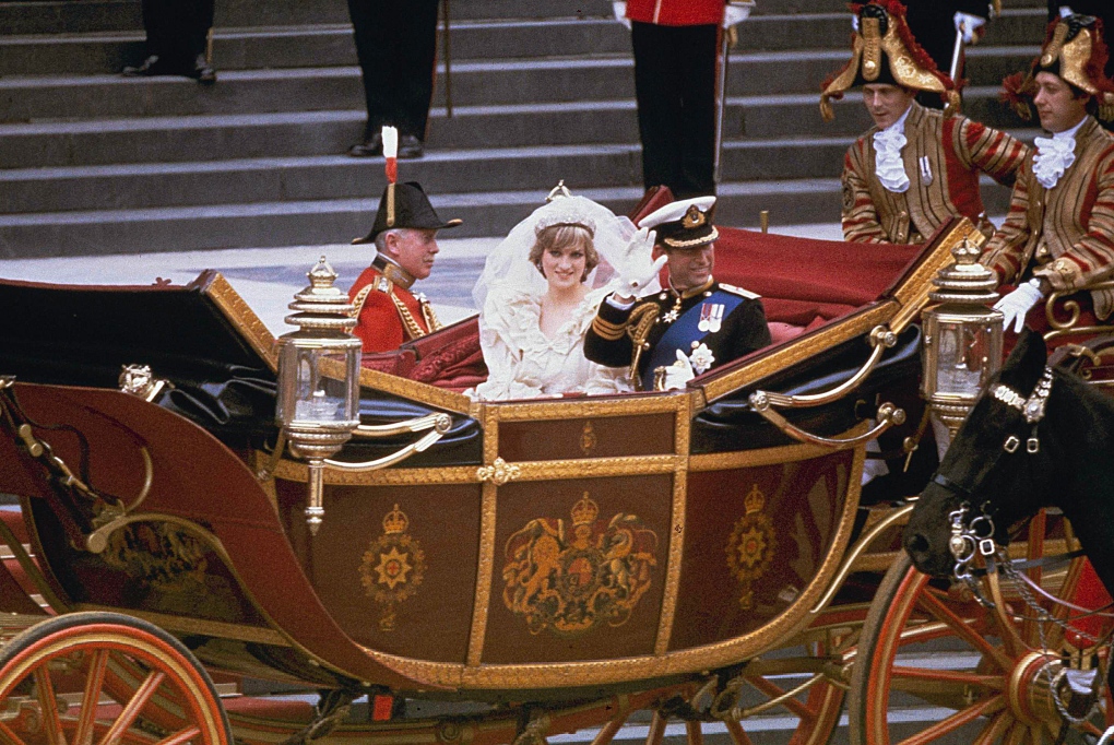 Princess Diana, Charles on their wedding day 