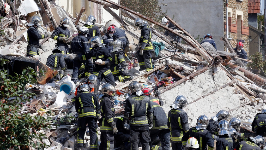 France building collapses