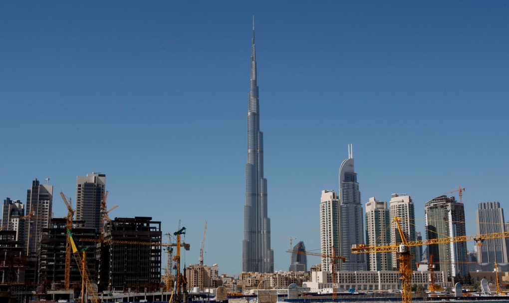 The world's tallest tower, Buj Khalifa