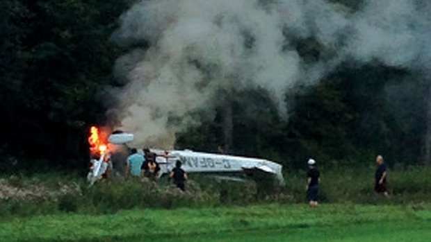 BC plane crash, edmonton link