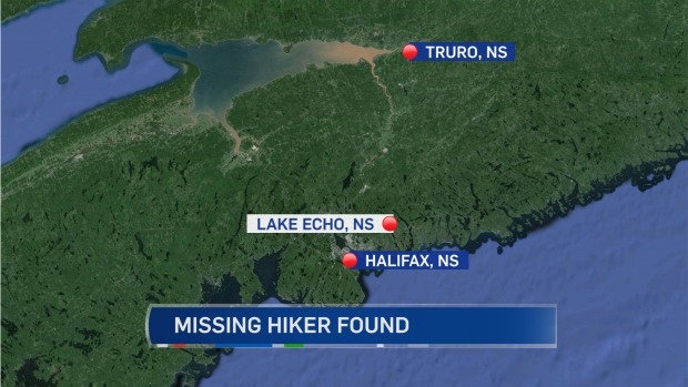 Hiker found near Lake Echo, N.S.