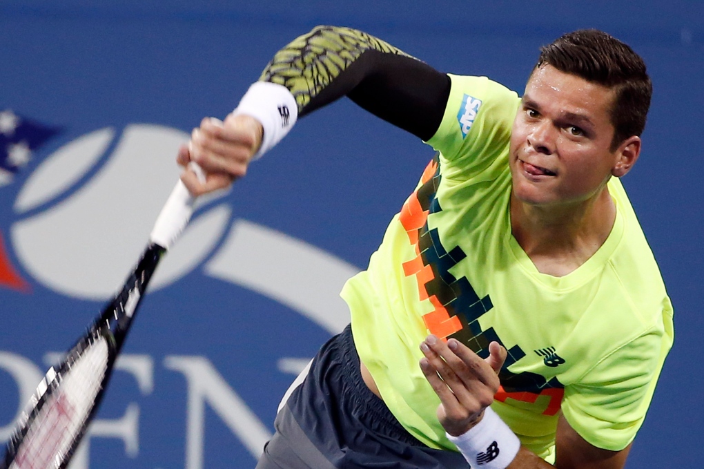 Milos Raonic ousted in U.S. Open