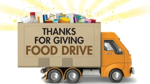 Thanks for giving Food Drive