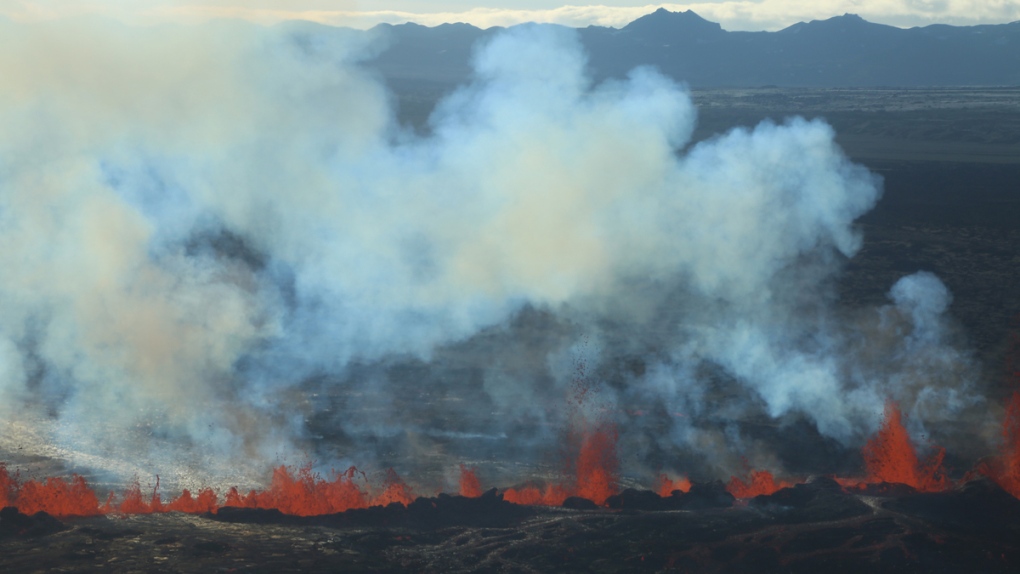 Activity at the Bardarbunga volcano in Iceland