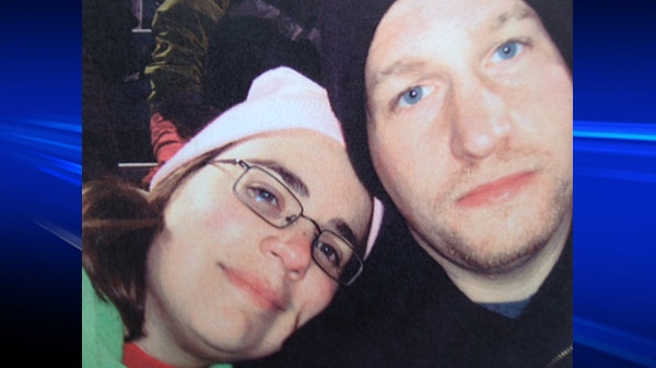 Nadia Gehl and Ronald Cyr are seen in this undated image submitted at evidence in the murder trial.
