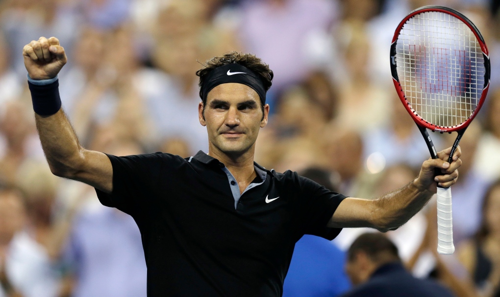 Roger Federer at U.S. Open