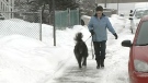 Karen Birkett slipped on Lachine's icy sidewalks last February.